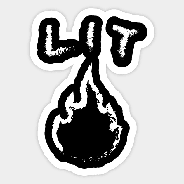 Lit Sticker by SkelBunny